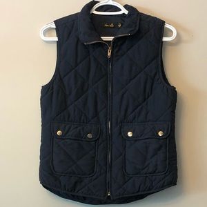 Dee Elle Navy Blue Puffer Vest